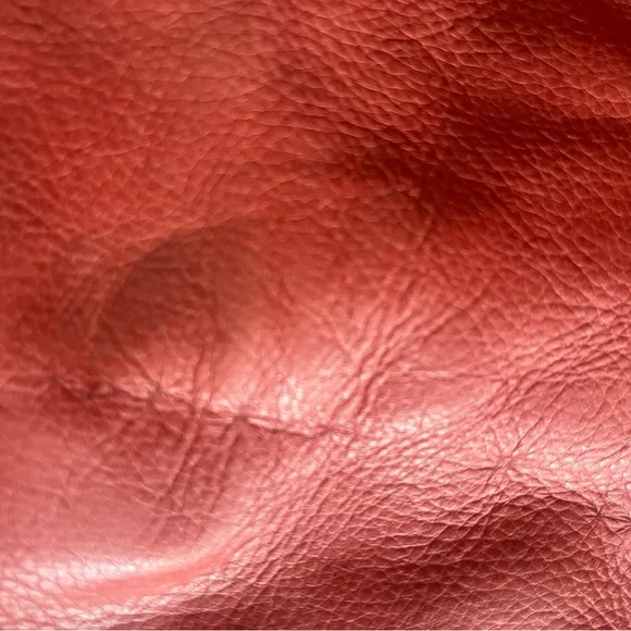Coral Leather Shoulder Bag - Picture 4 of 5